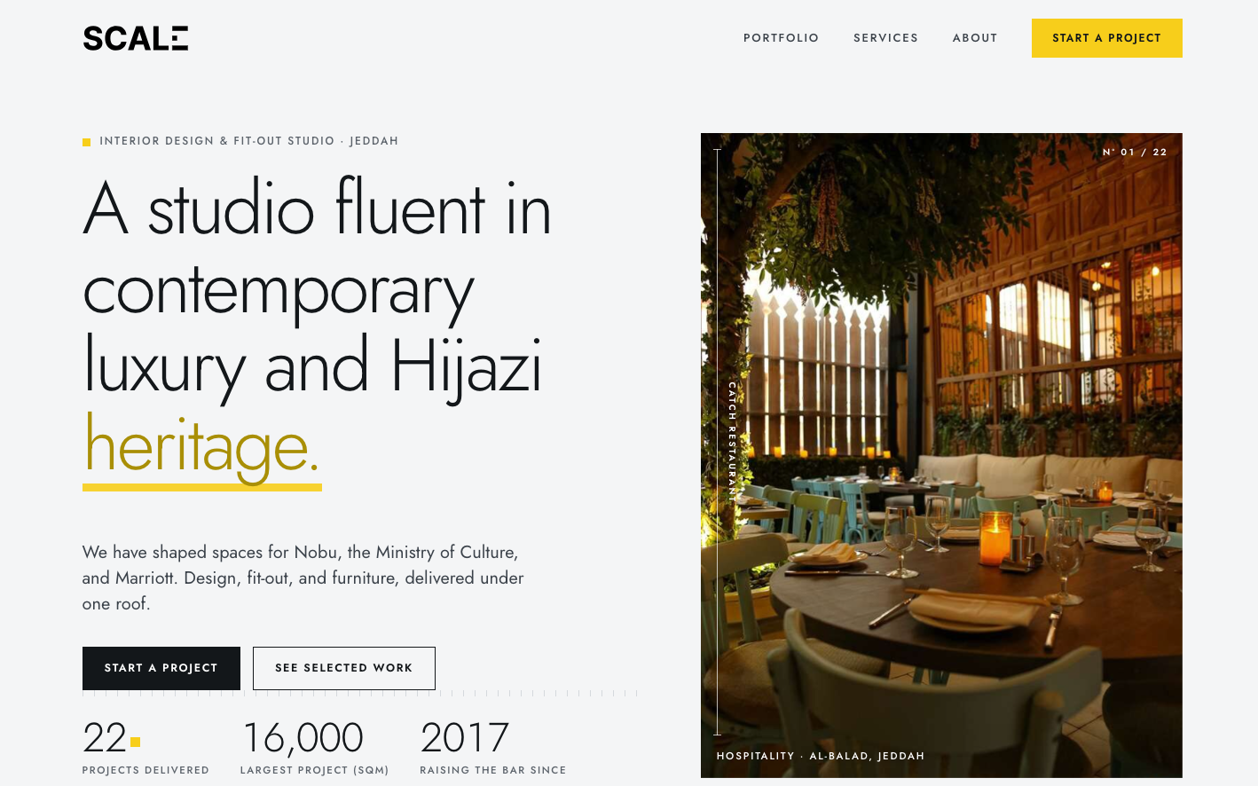 Preview of Concept A homepage