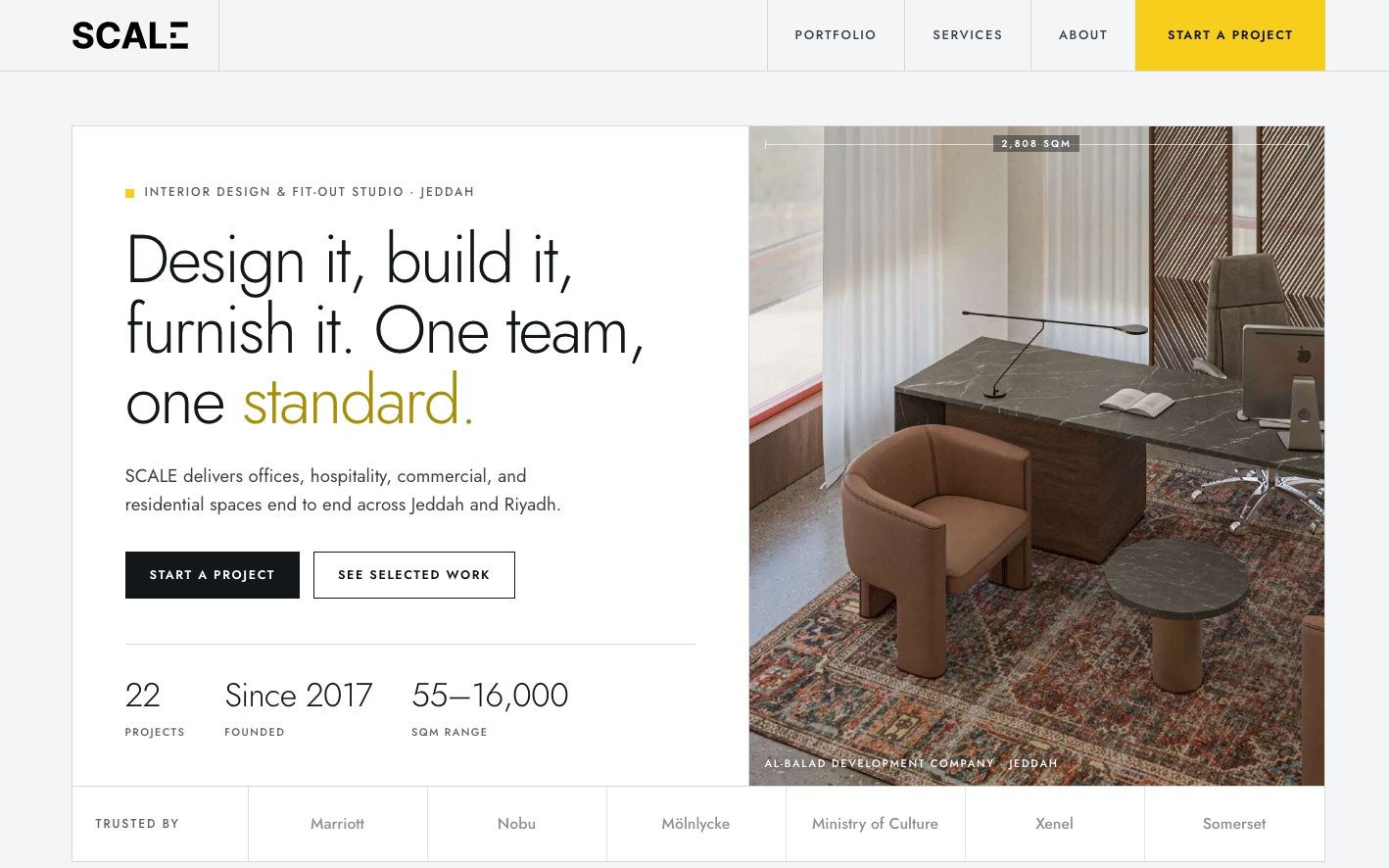 Preview of Concept C homepage